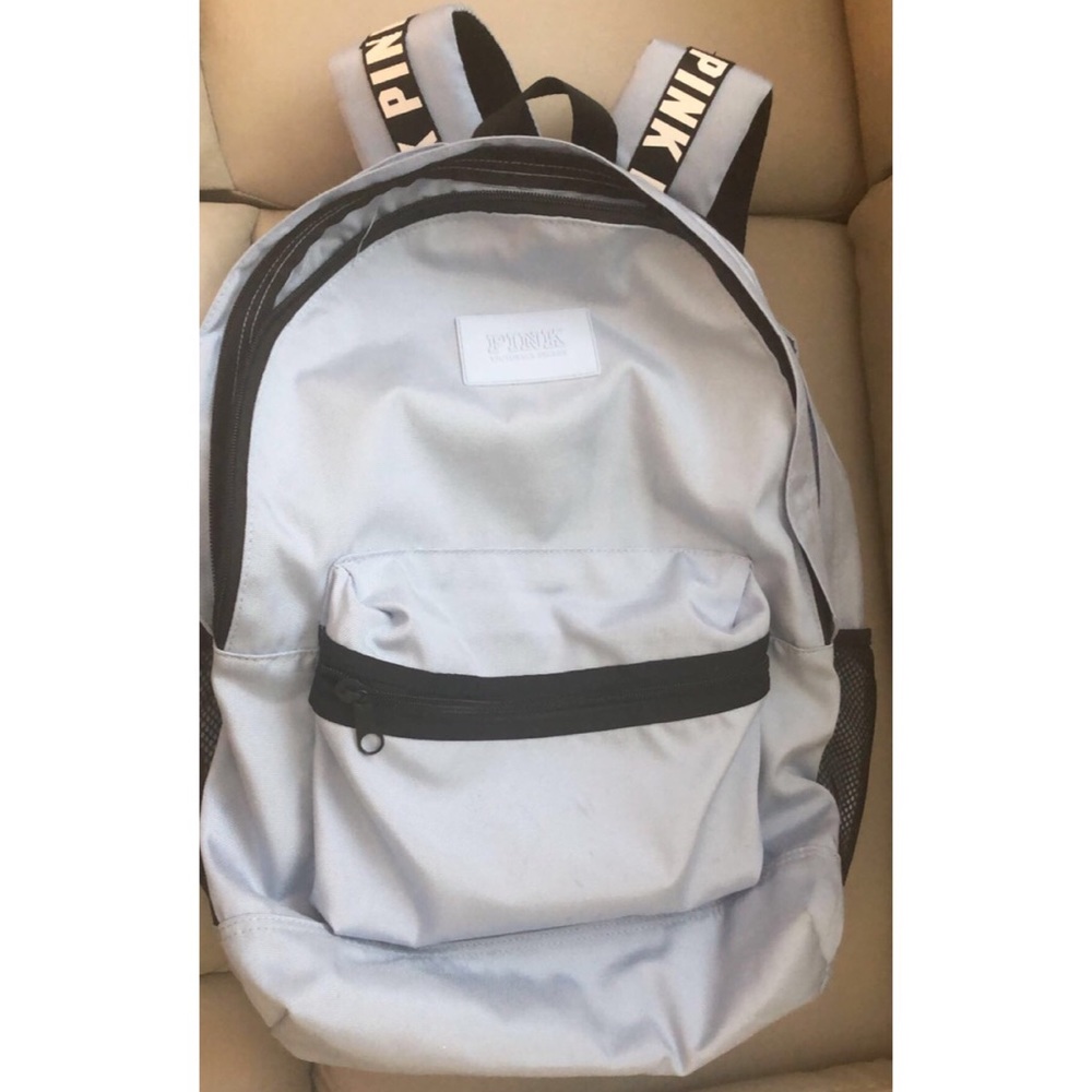 Victoria Secret Baby Blue PINK Campus Backpack